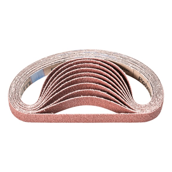 PFERD corundum sanding belt BA 20x480mm A40 universal application with belt sander - Sanding belt for belt sander