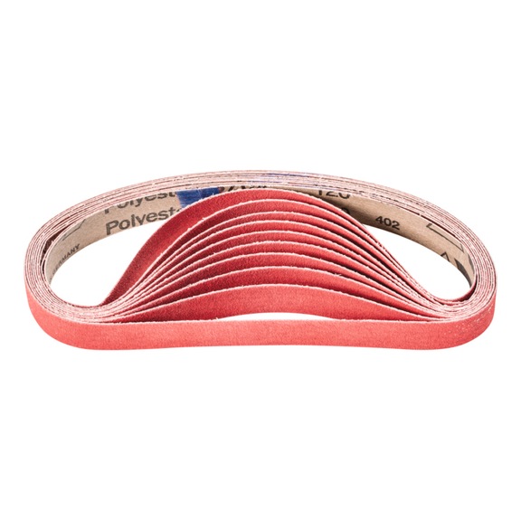 PFERD Keramikkorn Schleifband BA 20x520mm CO-COOL120 für Edelstahl-Schliff - Schleifband für Bandschleifer