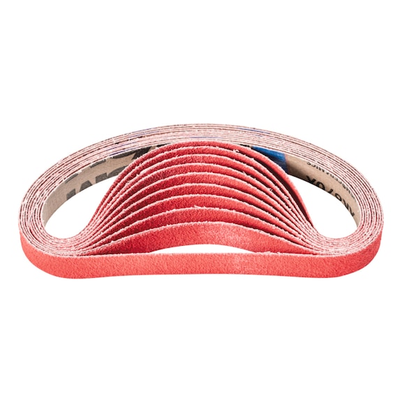 PFERD ceramic grain abrasive belt BA 20x520mm CO-COOL60 for grinding stainless steel - Sanding belt for belt sander
