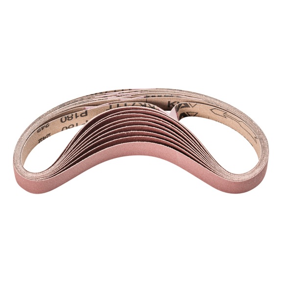 PFERD corundum sanding belt BA 20x520mm A180 universal application belt sander - Sanding belt for belt sander