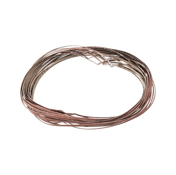 PFERD corundum abrasive belt BA 3x520mm A60 universal application with belt sander - Sanding belt for belt sander