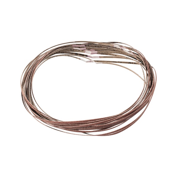 PFERD corundum abrasive belt BA 3x520mm A80 universal application with belt sander - Sanding belt for belt sander