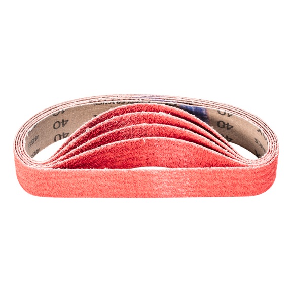 PFERD Keramikkorn Schleifband BA 35x450mm CO-COOL40 für Edelstahl-Schliff - Schleifband für Bandschleifer