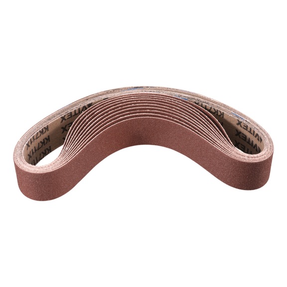 PFERD Korund Schleifband BA 40x760 mm A80 für Anwendung mit Rohrbandschleifer - Schleifband für Bandschleifer