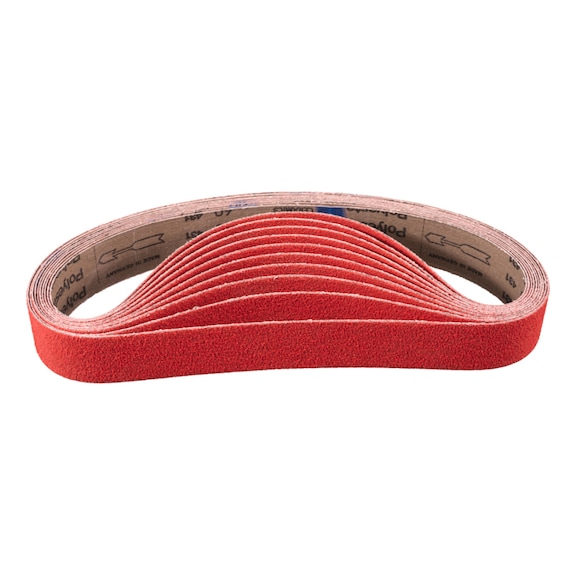 PFERD ceramic grain abrasive belt BA 40x760 mm CO-COOL60 for grinding stainless steel - Sanding belt for belt sander