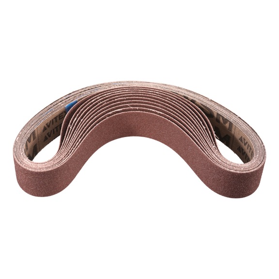 PFERD corundum abrasive belt BA 40x820 mm A60 for use with pipe belt grinder - Sanding belt for belt sander