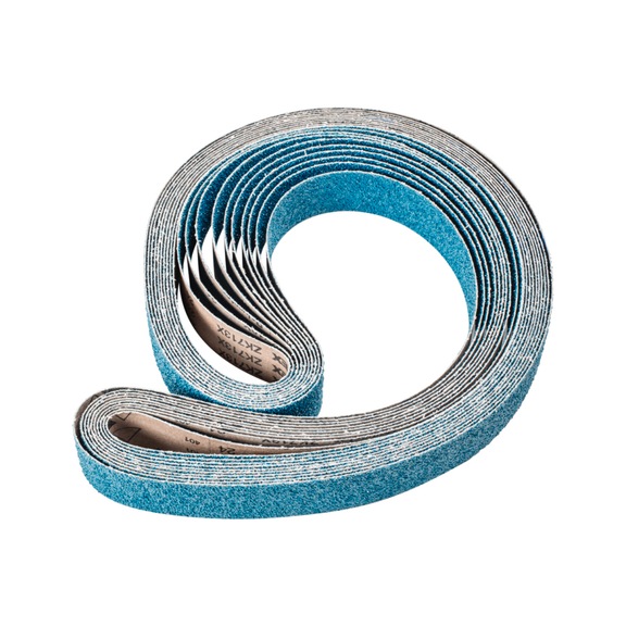 PFERD Zirkon Schleifband BA 50x2000mm Z24 für hohen Abtrag mit Bandschleifer - Schleifband für Bandschleifer