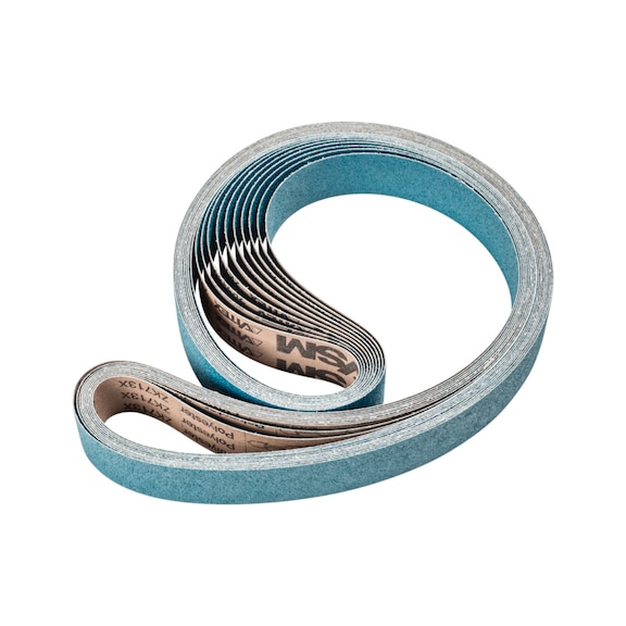 PFERD zirconium abrasive belt BA 50x2000mm Z60 for high stock removal with belt grinder - Sanding belt for belt sander