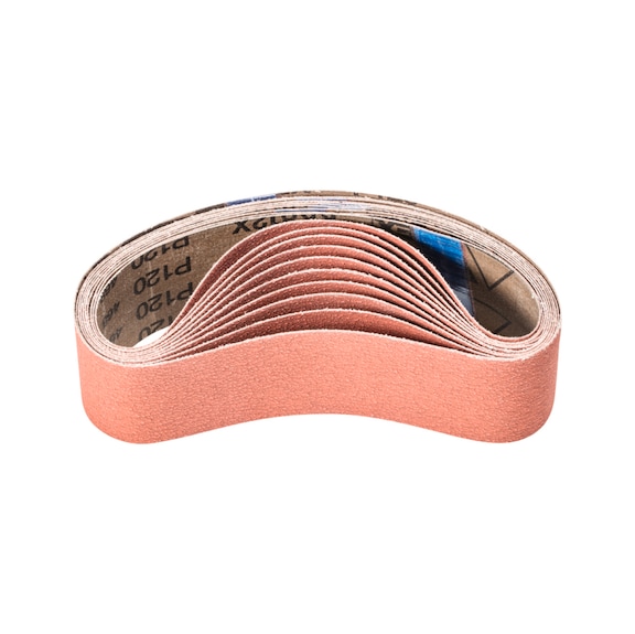 PFERD Korund Schleifband BA 50x450 mm A-COOL120 für Edelstahl-Schliff - Schleifband für Bandschleifer