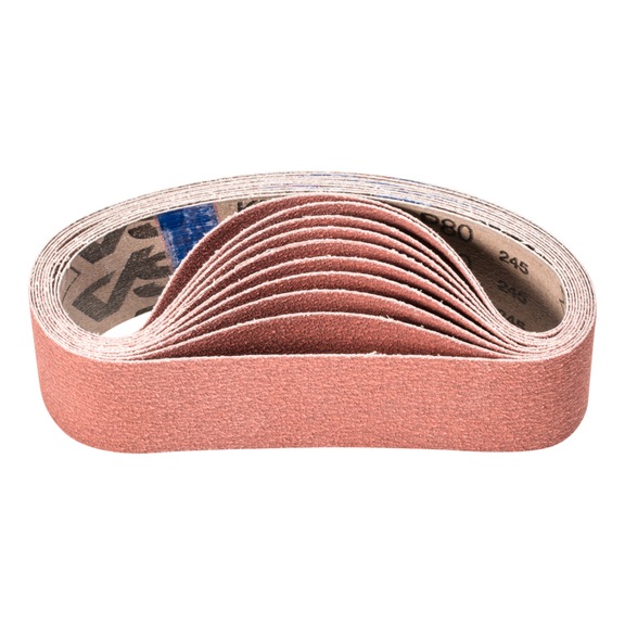 PFERD corundum abrasive belt BA 50x450mm A-COOL80 for stainless steel sanding - Sanding belt for belt sander