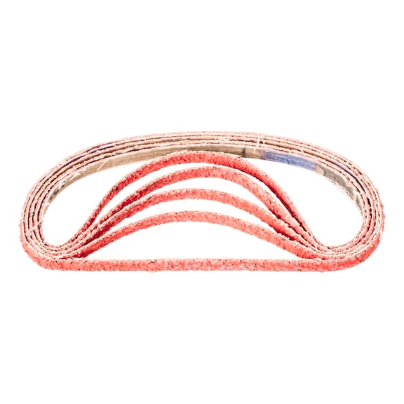 PFERD Keramikkorn Schleifband BA 6x305 mm CO-COOL40 für Edelstahl-Schliff - Schleifband für Bandschleifer