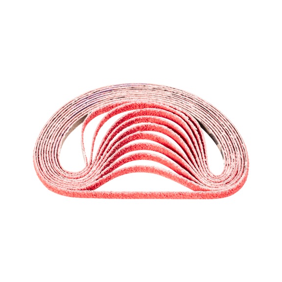 PFERD Keramikkorn Schleifband BA 6x305 mm CO-COOL60 für Edelstahl-Schliff - Schleifband für Bandschleifer