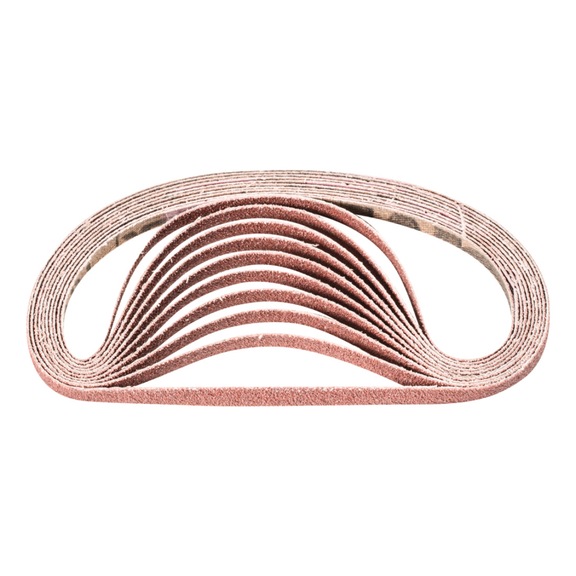 PFERD Korund Schleifband BA 6x305 mm A80 universelle Anwendung Bandschleifer 100 - Schleifband für Bandschleifer