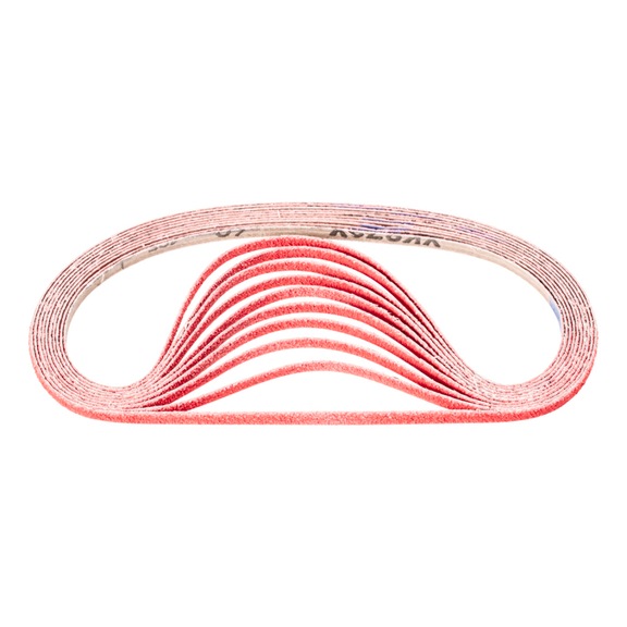 PFERD ceramic grain abrasive belt BA 6x520mm CO-COOL 60 for grinding stainless steel - Sanding belt for belt sander