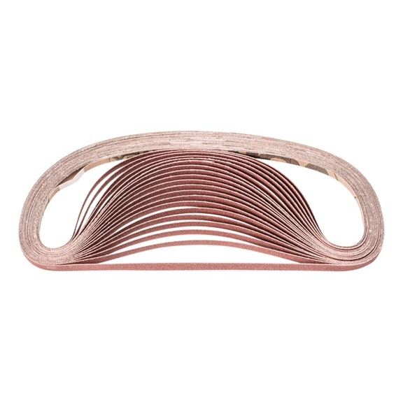 PFERD corundum sanding belt BA 6x520mm A120 universal application with belt sander - Sanding belt for belt sander