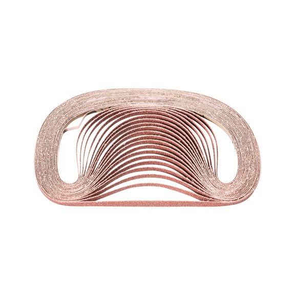 PFERD corundum abrasive belt BA 6x520mm A60 universal application with belt sander - Sanding belt for belt sander