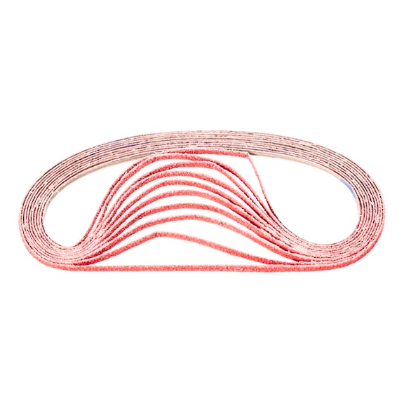 PFERD ceramic grain abrasive belt BA 6x610mm CO-COOL40 for grinding stainless steel - Sanding belt for belt sander