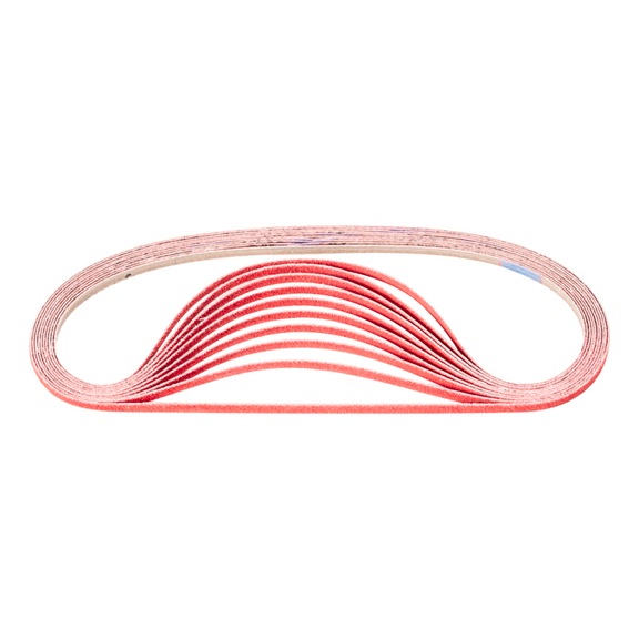 PFERD ceramic grain abrasive belt BA 6x610mm CO-COOL80 for grinding stainless steel - Sanding belt for belt sander