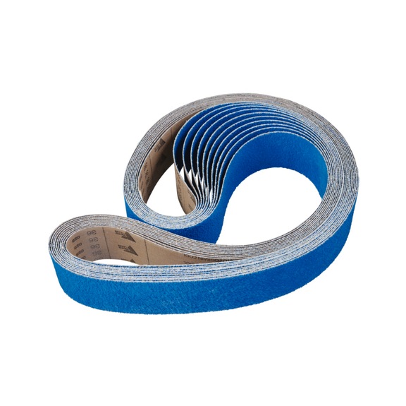 PFERD VICTOGRAIN-COOL abrasive belt BA 75x2000 mm A 36 for extremely high stock removal - Sanding belt for belt sander