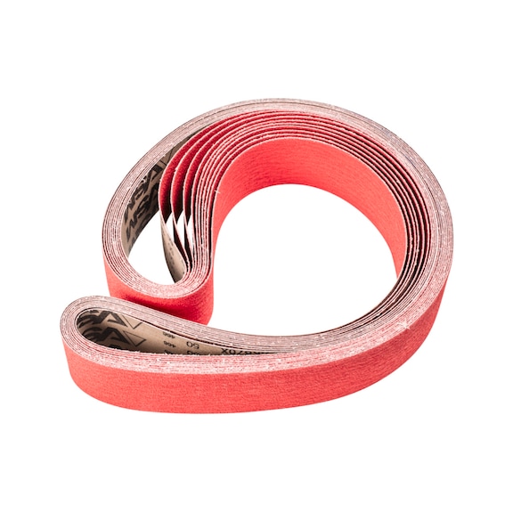 PFERD ceramic grain abrasive belt BA 75x2000mm CO-COOL50 for grinding stainless steel - Sanding belt for belt sander