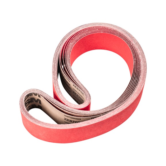 PFERD ceramic grain abrasive belt BA 75x2000mm CO-COOL80 for grinding stainless steel - Sanding belt for belt sander