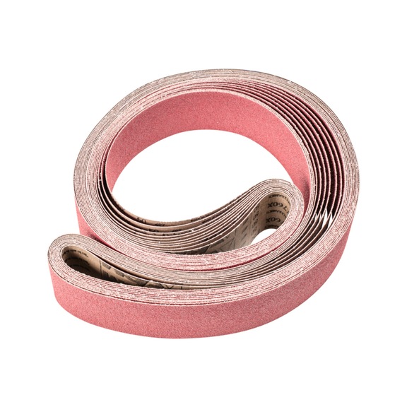 PFERD Keramikkorn Schleifband BA 75x2500mm CO50 höchster Abtrag auf Stahl - Schleifband für Bandschleifer