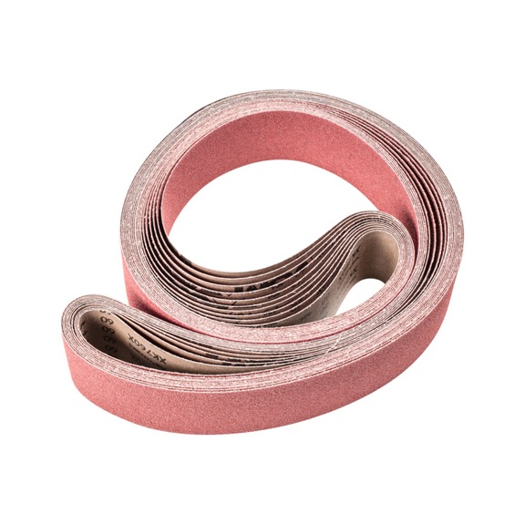 PFERD ceramic grain abrasive belt BA 75x2500mm CO60 maximum stock removal on steel - Sanding belt for belt sander