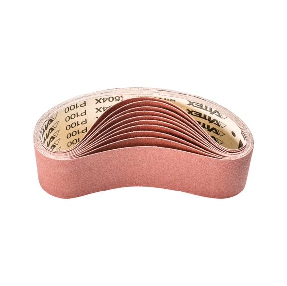 PFERD Korund Schleifband BA 75x533 mm A100 universelle Anwendung Bandschleifer - Schleifband für Bandschleifer