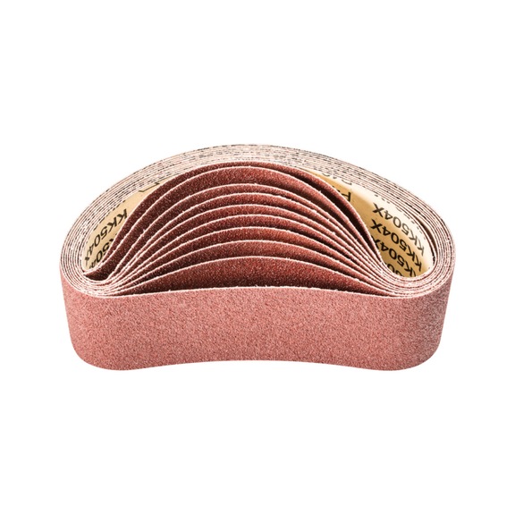 PFERD corundum abrasive belt BA 75x533mm A40 universal application with belt sander - Sanding belt for belt sander