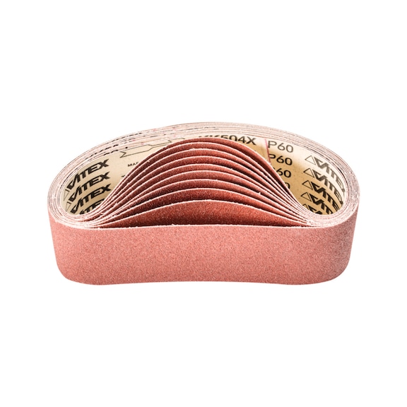 PFERD corundum abrasive belt BA 75x533mm A60 universal application with belt sander - Sanding belt for belt sander