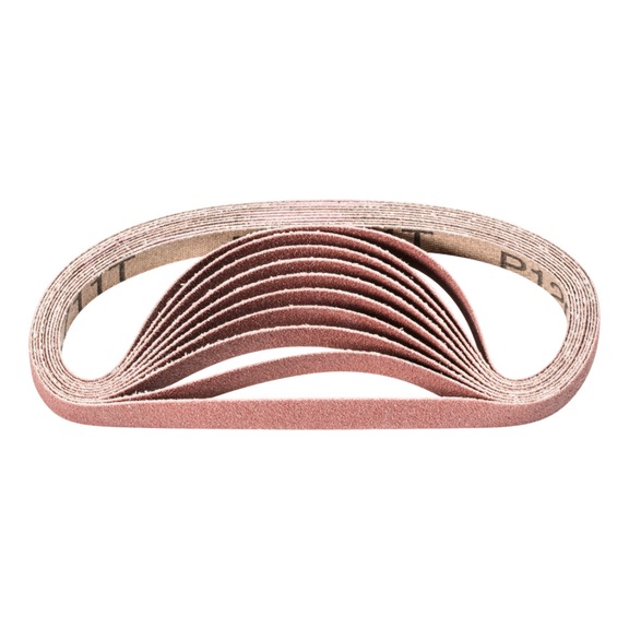 PFERD Korund Schleifband BA 9x305mm A120 universelle Anwendung mit Bandschleifer - Schleifband für Bandschleifer