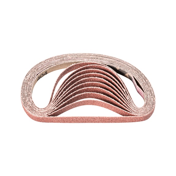 PFERD corundum abrasive belt BA 9x305 mm A60 universal application with belt sander - Sanding belt for belt sander
