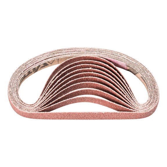 PFERD Korund Schleifband BA 9x305 mm A80 universelle Anwendung mit Bandschleifer - Schleifband für Bandschleifer