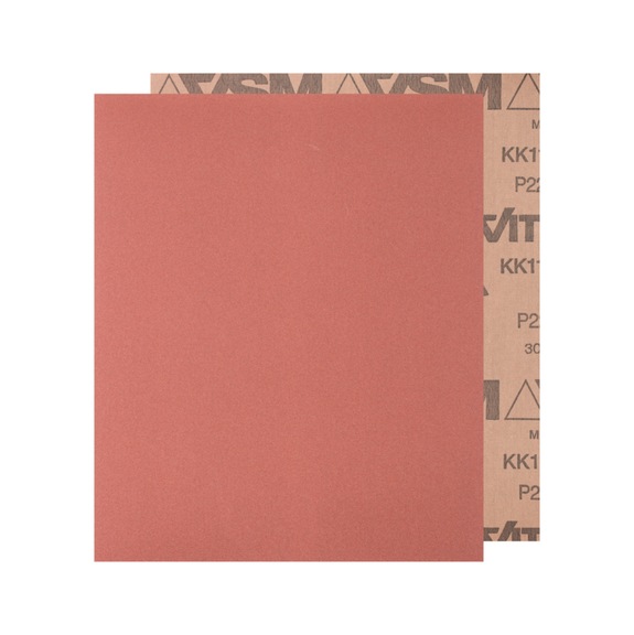 PFERD cloth sanding sheet corundum 230x280mm BG BR A220 steel high load - Sanding sheet