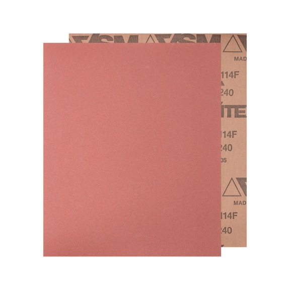 PFERD cloth sanding sheet corundum 230x280mm BG BR A240 steel high load - Sanding sheet