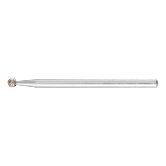 PFERD CBN mounted point ball diameter 3.0 mm shank 3 mm B126 medium - Grinding pin with diamond or boron nitride