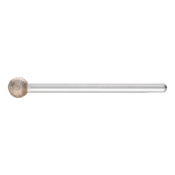 PFERD CBN mounted point ball diameter 6.0 mm shank 3 mm B126 medium - Grinding pin with diamond or boron nitride