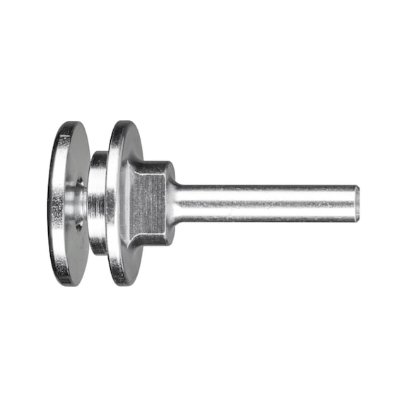 PFERD tool holder BO for round brushes knotted with bore 22.2 on 8 mm shaft - Tool holder