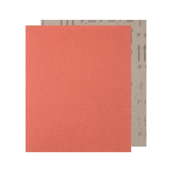 PFERD paper sanding sheet corundum 230x280mm BP A120 universal for wood paint - Sanding sheet