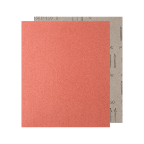PFERD paper sanding sheet corundum 230x280mm BP A150 universal for wood paint - Sanding sheet