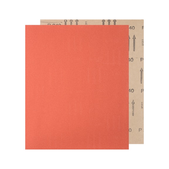 PFERD paper sanding sheet corundum 230x280mm BP A240 universal for wood paint - Sanding sheet