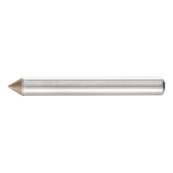 PFERD CBN mounted point taper diameter 6x60 degrees shank 6 mm B64 fine - Grinding pin with diamond or boron nitride