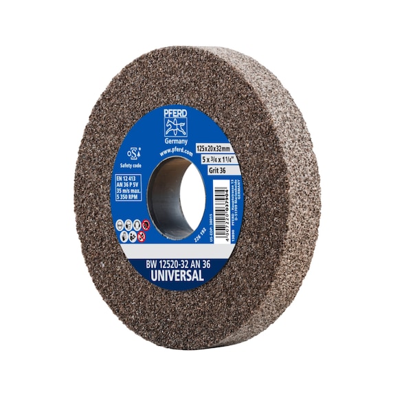 PFERD sanding block wheel diameter 125x20 mm bore diameter 32 mm A36 - Grinding wheel/grinding stone