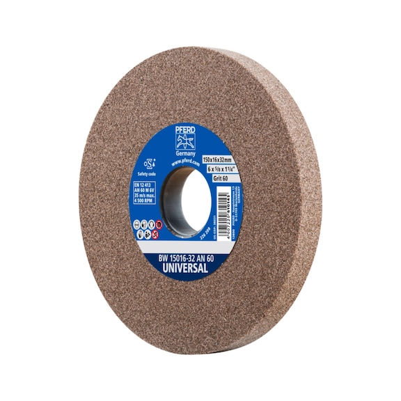 PFERD sanding block wheel diameter 150x16 mm bore diameter 32 mm A60 - Grinding wheel/grinding stone