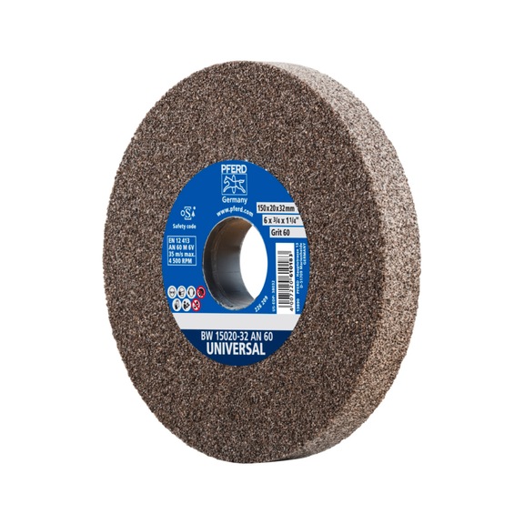 PFERD sanding block wheel diameter 150x20 mm bore diameter 32 mm A60 - Grinding wheel/grinding stone