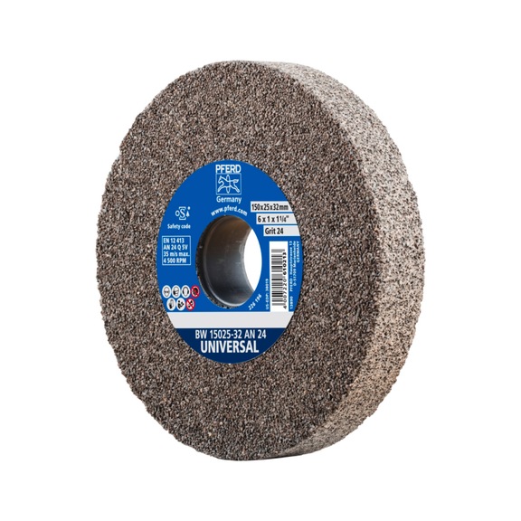 PFERD sanding block wheel diameter 150x25 mm bore diameter 32 mm A24 - Grinding wheel/grinding stone