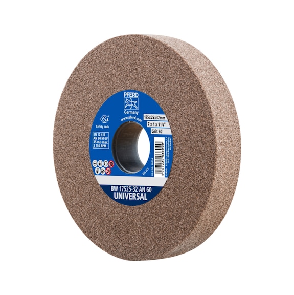 PFERD sanding block wheel diameter 175x25 mm bore diameter 32 mm A60 - Grinding wheel/grinding stone