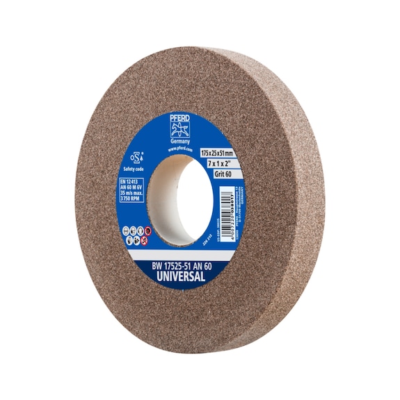 PFERD sanding block wheel diameter 175x25 mm bore diameter 51 mm A60 - Grinding wheel/grinding stone