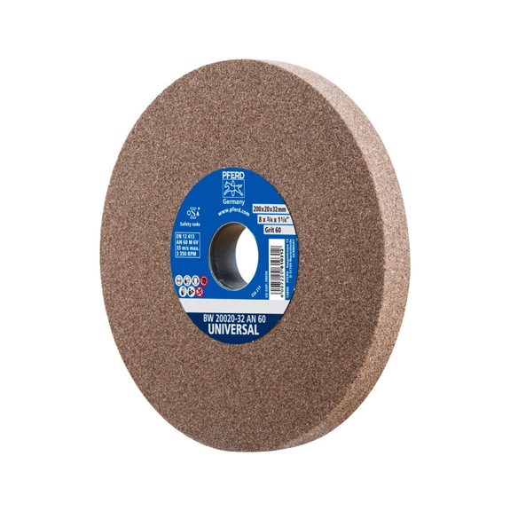 PFERD sanding block wheel diameter 200x20mm bore diameter 32 mm A60 - Grinding wheel/grinding stone