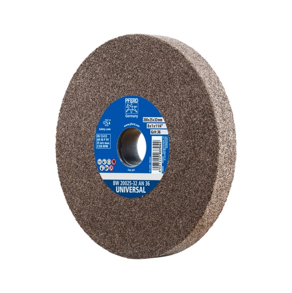 PFERD sanding block wheel diameter 200x25 mm bore diameter 32 mm A36 - Grinding wheel/grinding stone